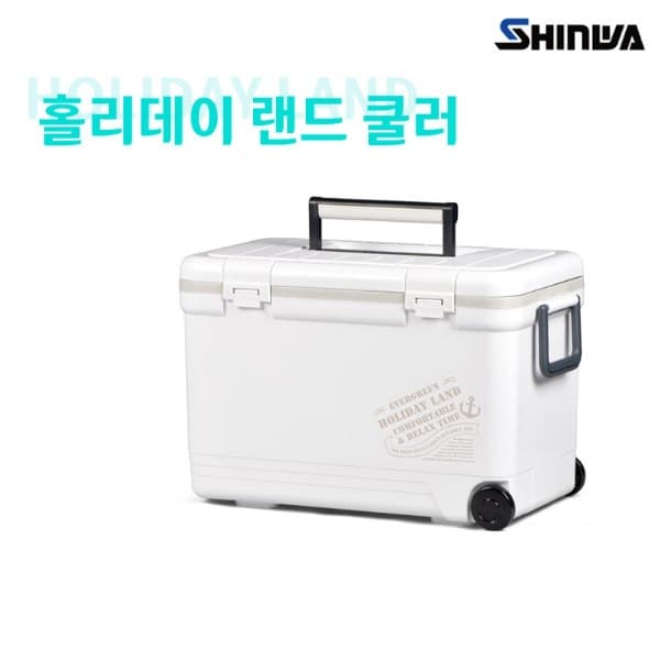 신와 홀리데이랜드 쿨러 바퀴 27L 감성돔 갈치 선상낚시 아이스박스 낚시쿨러